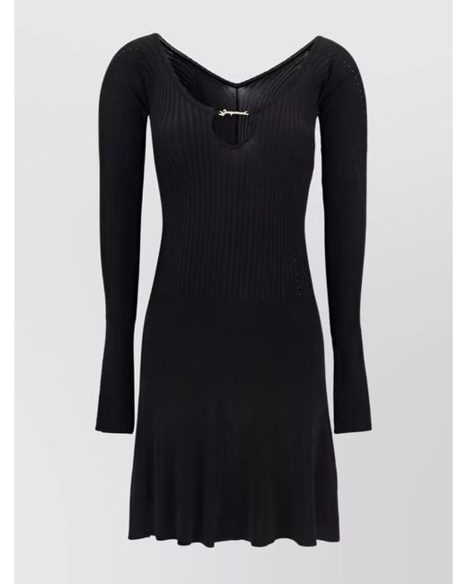 Jacquemus Black La Mini Robe Pralù Dress