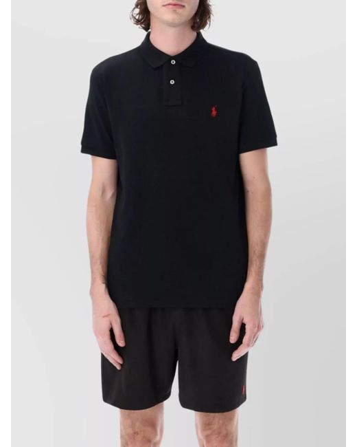 Polo Ralph Lauren Black Short Sleeve Polo Shirt for men