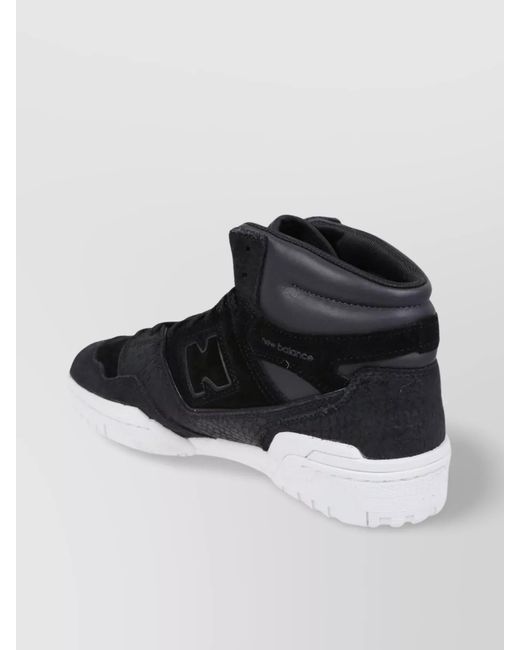 Junya Watanabe Black Veal Skin Sneakers Coccorrillo Effect for men