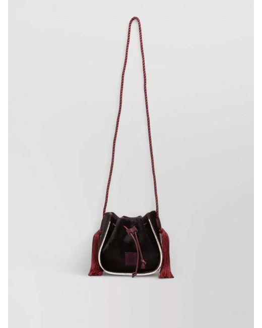 Forte_forte White Leather Bucket Bag