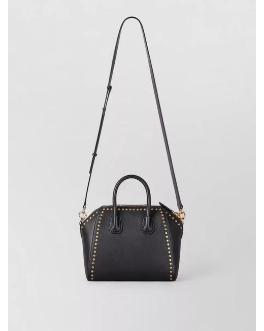 Givenchy Black Antigona Nv Mini Bag Detachable Strap