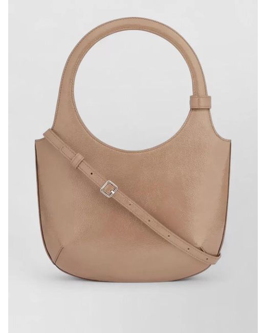 Courreges White Na Varnished Leather Shoulder Bag