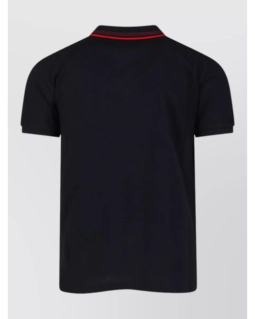 Vivienne Westwood Black Cotton Regular-Fit Polo Shirt for men