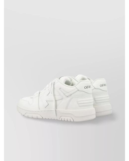 Off-White c/o Virgil Abloh White Leather Low-Top Sneakers for men