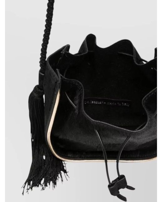 Forte_forte White Leather Bucket Bag