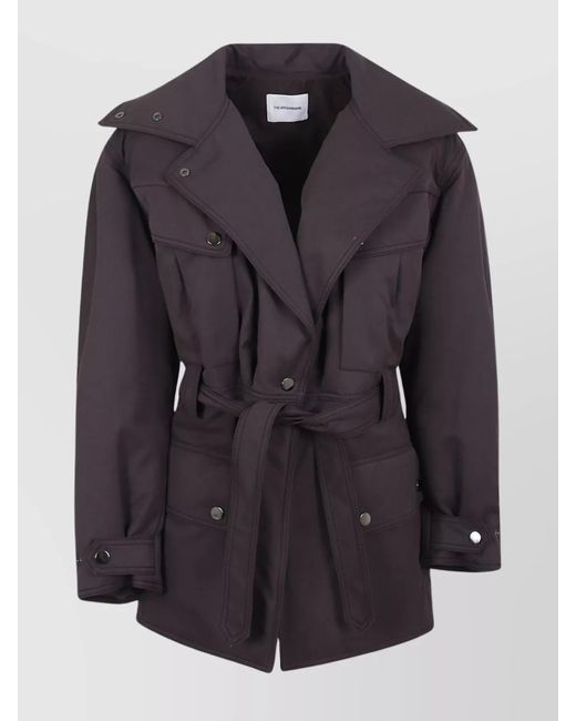 ANDAMANE Blue Xandra Military Style Jacket