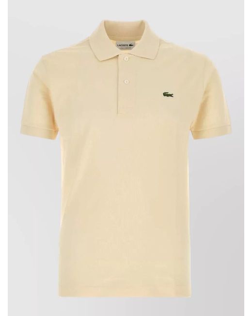 Lacoste Natural Piquet Shirt Polo Collar Regular Fit for men