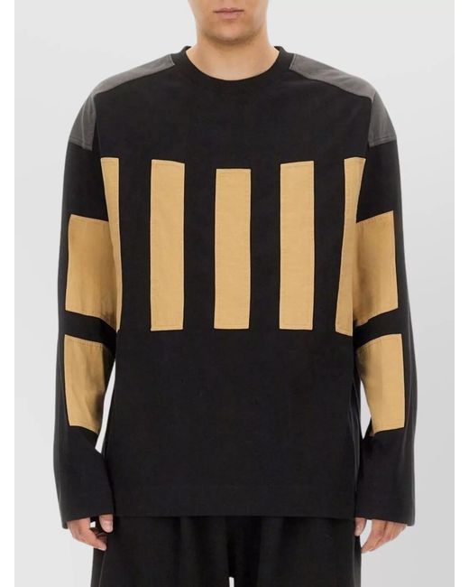 Dries Van Noten Black Cotton Sweatshirt for men