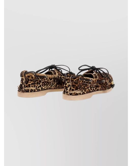 Golden Goose Deluxe Brand Multicolor Leather Leopard-Print Slip-On Sneakers