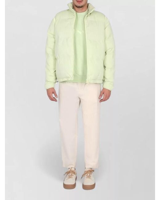 Sunnei Yellow Jacket High Collar Zip Long Sleeves for men