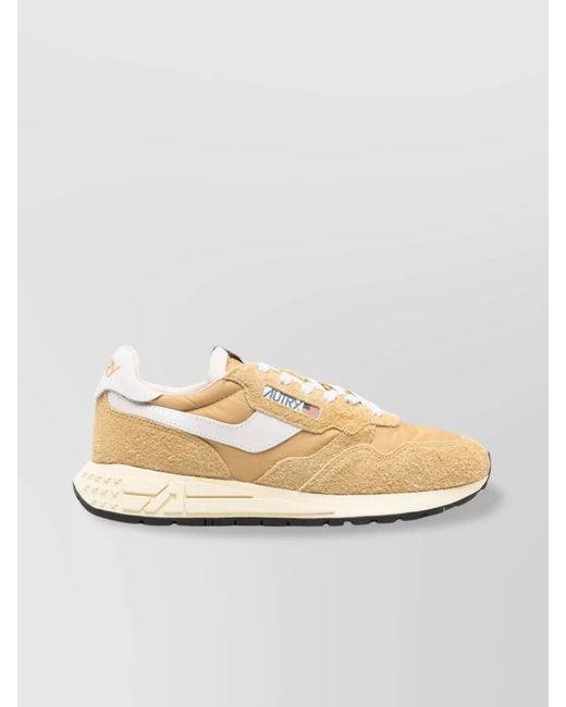 Autry Natural Leather Low-Top Sneakers for men