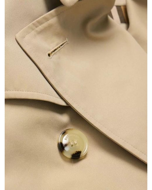 Burberry Natural Short Jacket Epaulettes Storm Flap Detail for men