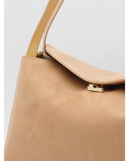 THEMOIRÈ Natural Shoulder Suede Shoulder Bag