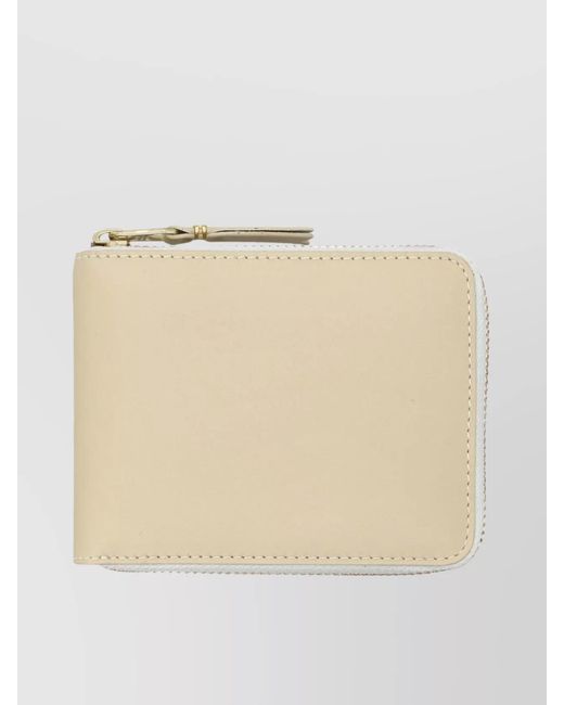 Comme des Garçons Natural Leather Zip Around Wallet
