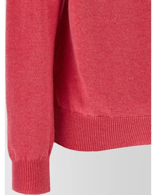COMME DES GARÇONS PLAY Red Twin Emblem V Neck Knit Cardigan