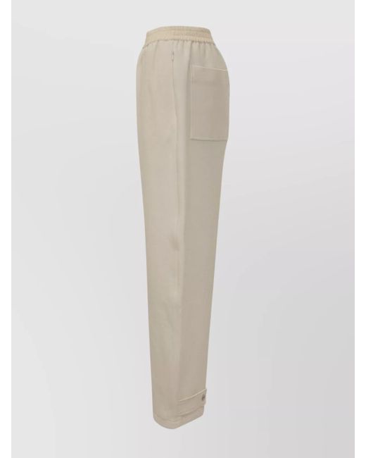 Studio Nicholson Natural Virgin Wool Straight-Leg Trousers