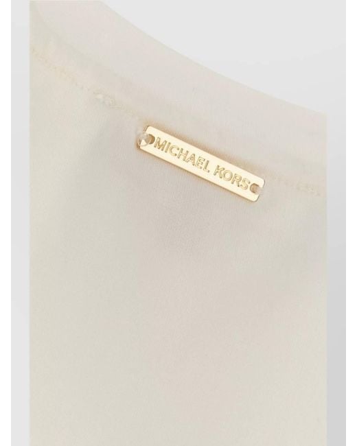 Michael Kors White Sleeveless T-Shirt