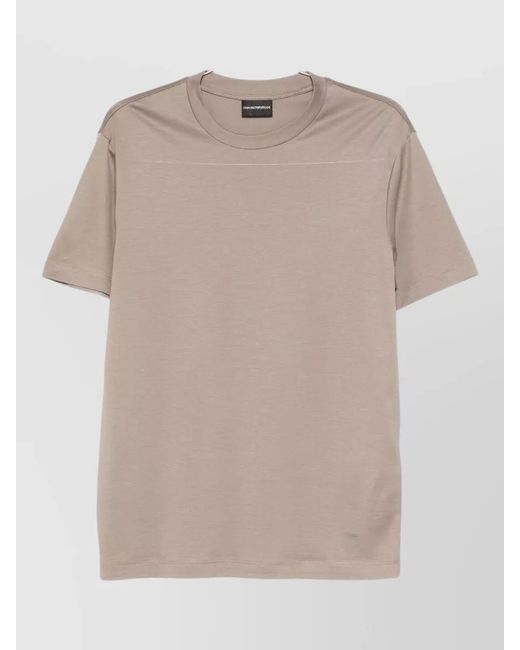 Emporio Armani Natural Crew Neck Short Sleeve T-Shirt for men