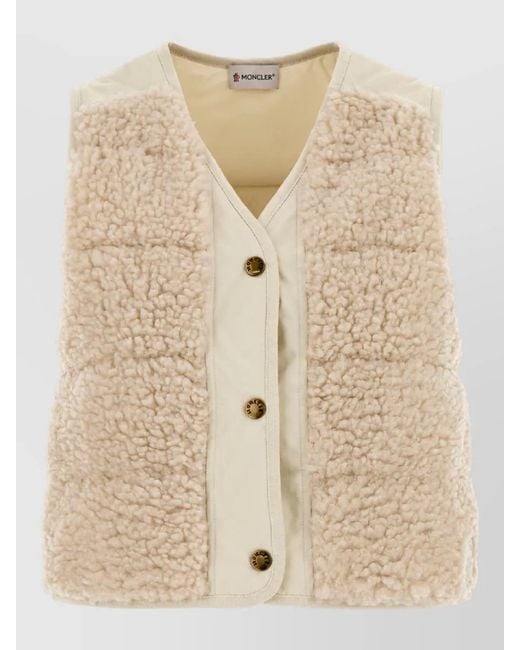 Moncler Natural Teddy Vest