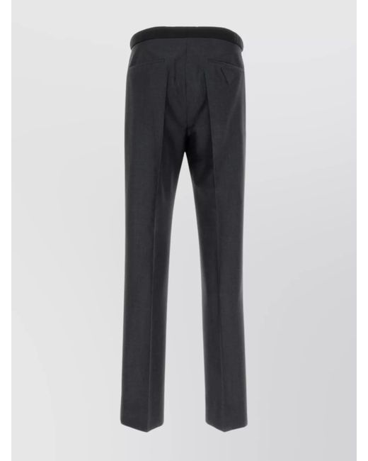 Prada Blue Mohair Wool Tailored Trousers for men