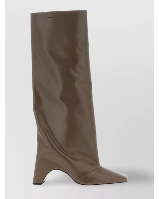 Coperni Brown Leather High Boots