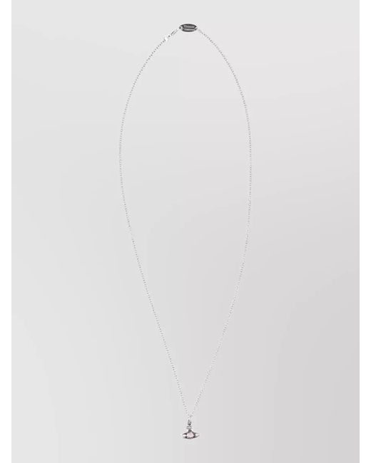Vivienne Westwood White Necklace Pendant Detail Chain Link Design for men