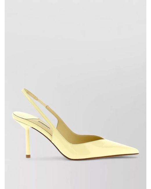 Le Silla Metallic Leather Slingback Pumps
