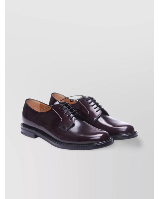 Church's Black Leather Derby Shoes