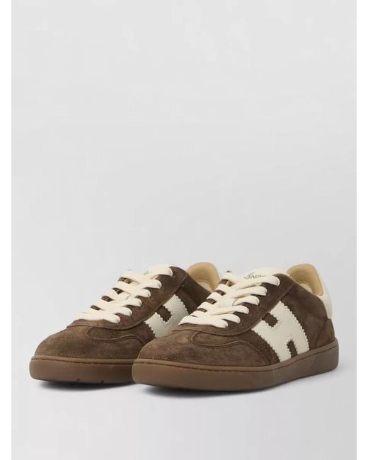 Hogan Multicolor Cool Suede Sneakers Leather Detail