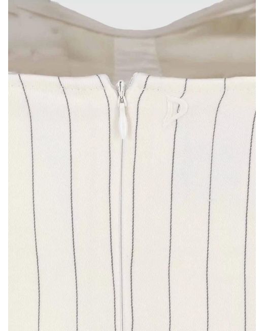 Dondup White Virgin Wool Top