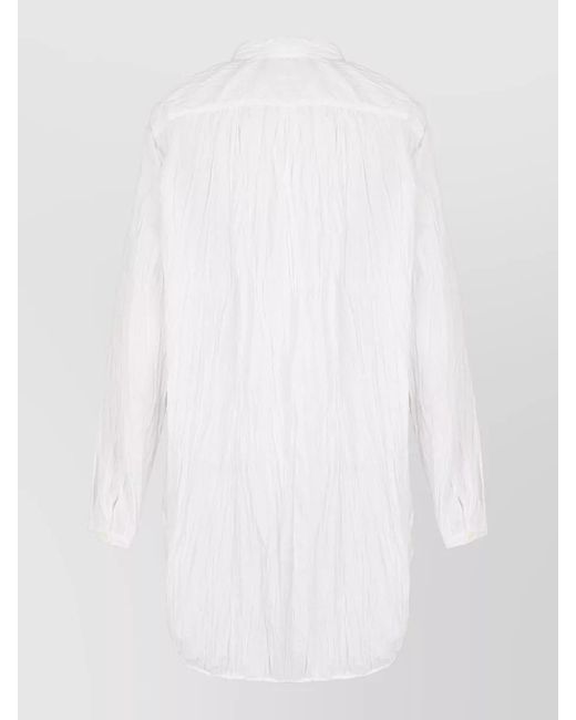 Seafarer White Liona Shirt Chain Detail Long Sleeves