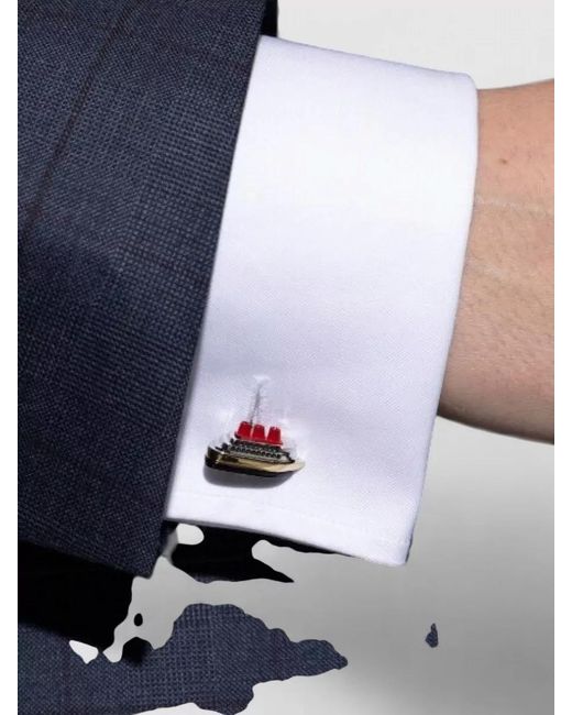 Paul Smith Metallic Cufflinks for men
