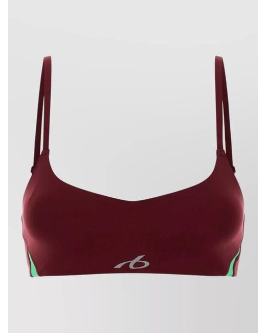 Balenciaga Purple Stretch Nylon Bra