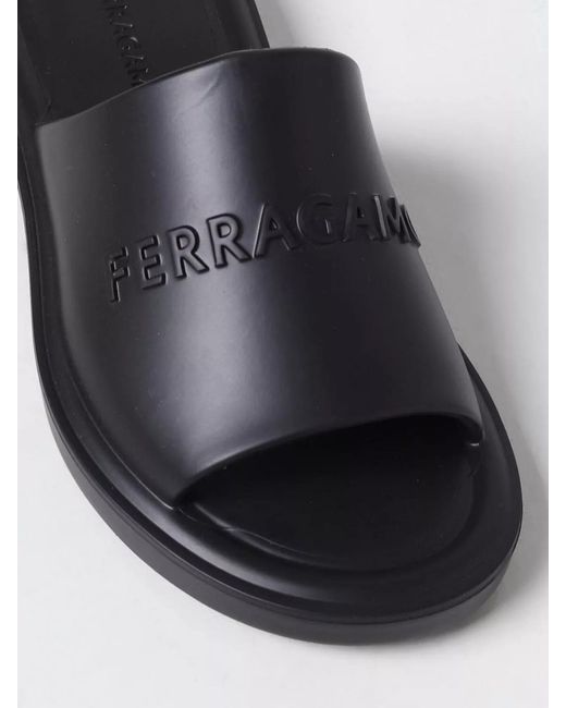 Ferragamo Black Sandals