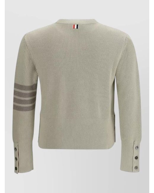Thom Browne Gray Cotton Sweatshirt for men