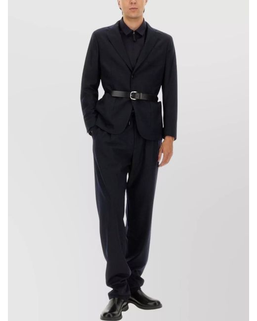 Giorgio Armani Blue Cashmere Blazer for men