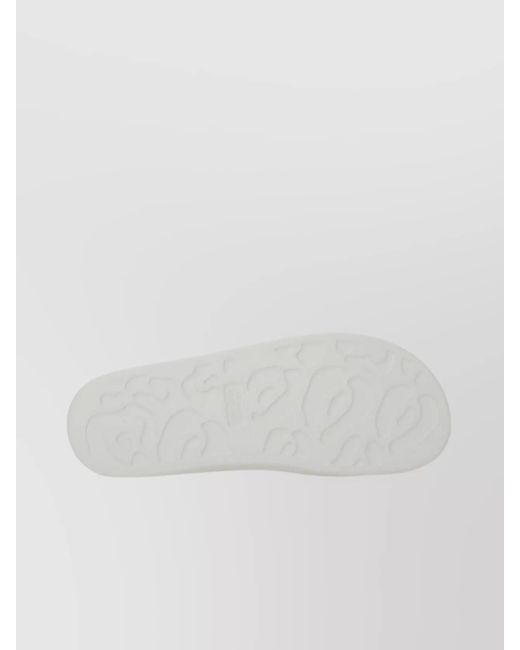 McQueen White Hybrid Double Buckle Sandals for men
