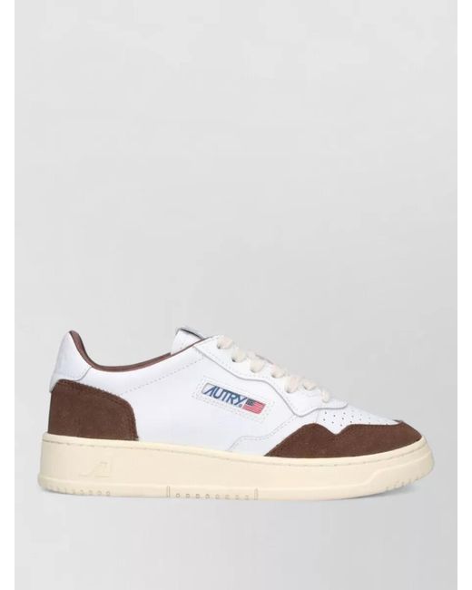 Autry Multicolor Leather Low-Top Sneakers