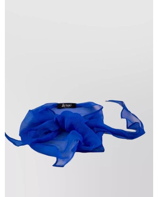 LA ROSE Blue Keffiyeh Scarf