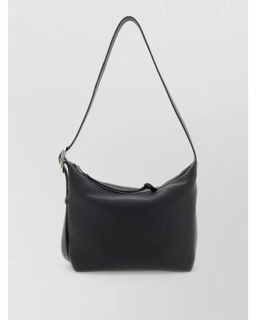Loewe Black Calf Leather Shoulder Bag for men