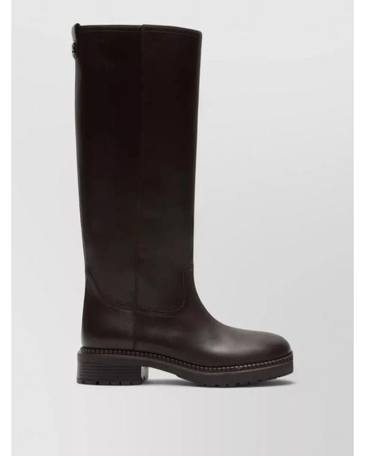 Casadei Black Concept T030 Knee High Boot