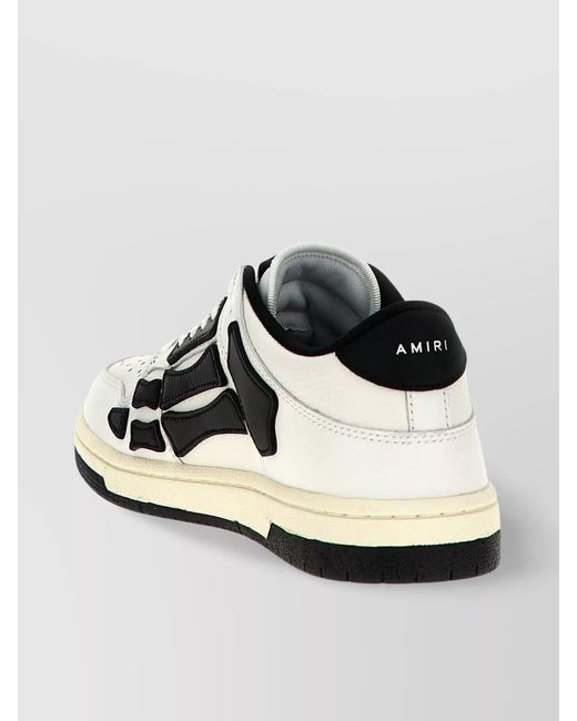Amiri Metallic Leather Low-Top Sneakers for men