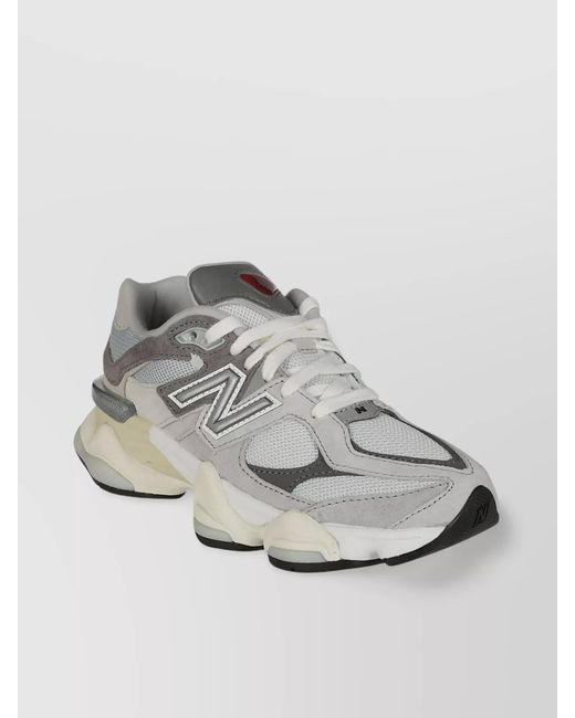 New Balance Natural Suede And Mesh Low-Top Sneakers