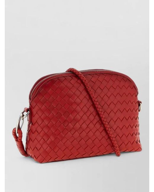 Dragon Diffusion Red Chunky Fellini Pochette Leather Clutch Bag