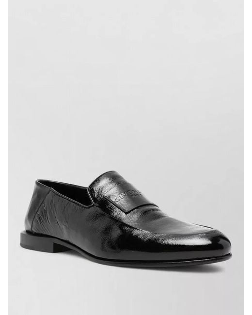 Givenchy Black Label Loafer Almond Silhouette Smooth Finish