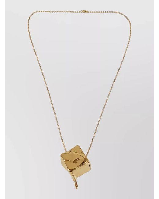Rabanne White Brass Necklace
