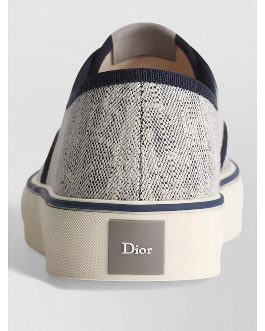 Dior Multicolor Low Top Lace Up Rubber Sole Sneakers for men