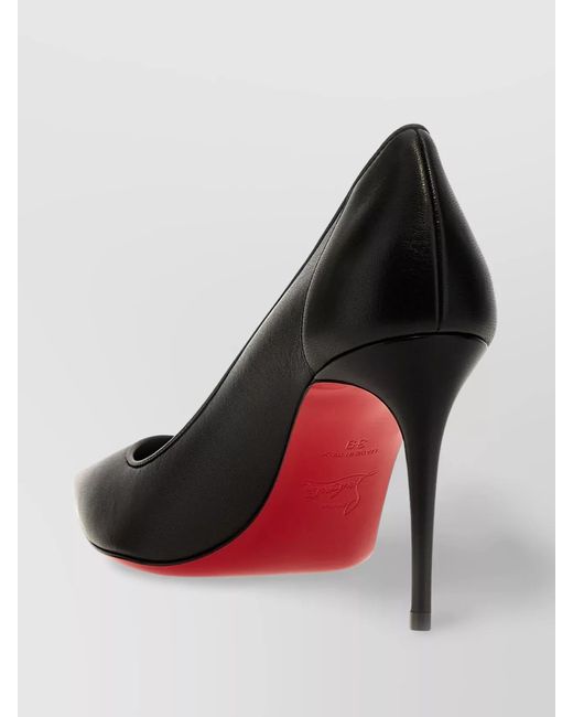 Christian Louboutin Black "Kate Sporty" Closed Back Pumps