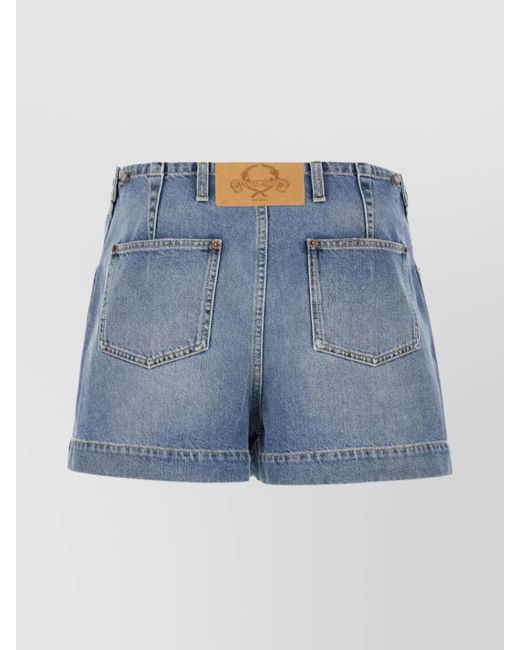 Moschino Blue Denim Shorts