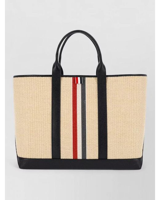 Thom Browne Black Shopper Bag